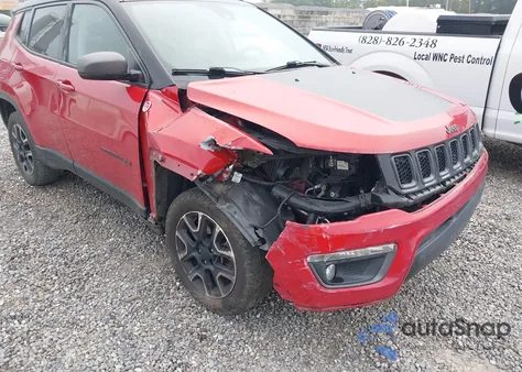 2021 Jeep Compass Trailhawk 4X4 из США, поврежденный, VIN 3C4NJDDB6MT557087